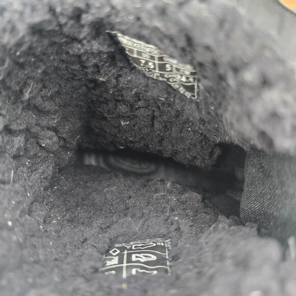 Keen Winter Boots Women's 7.5 Black Leather Fleece Lined Snow Pull On Comfort - Picture 6 of 8